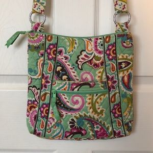 Vera Bradley hipster mint cross body bag